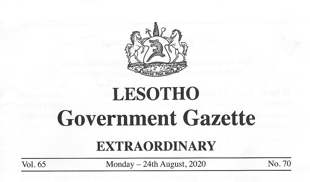 New Covid-19 gazette finally out