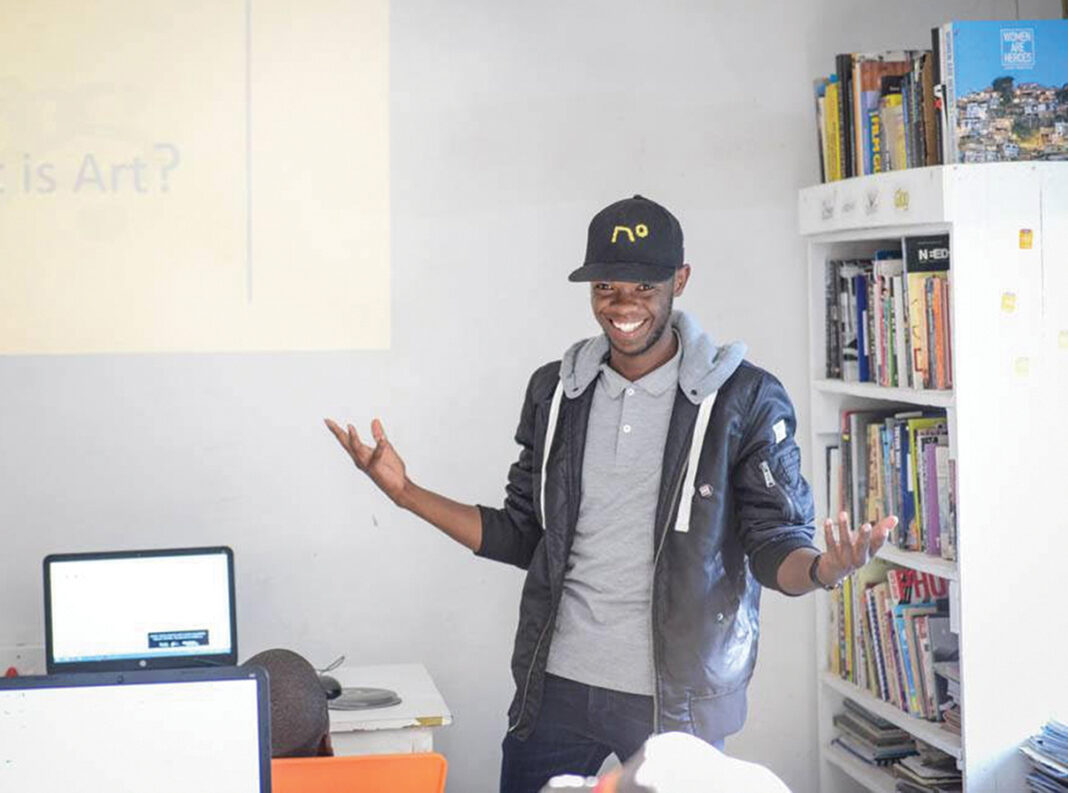 Artist sees potential in Lesotho arts