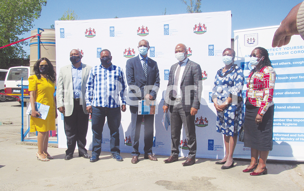 UNDP deploys hand washing stations