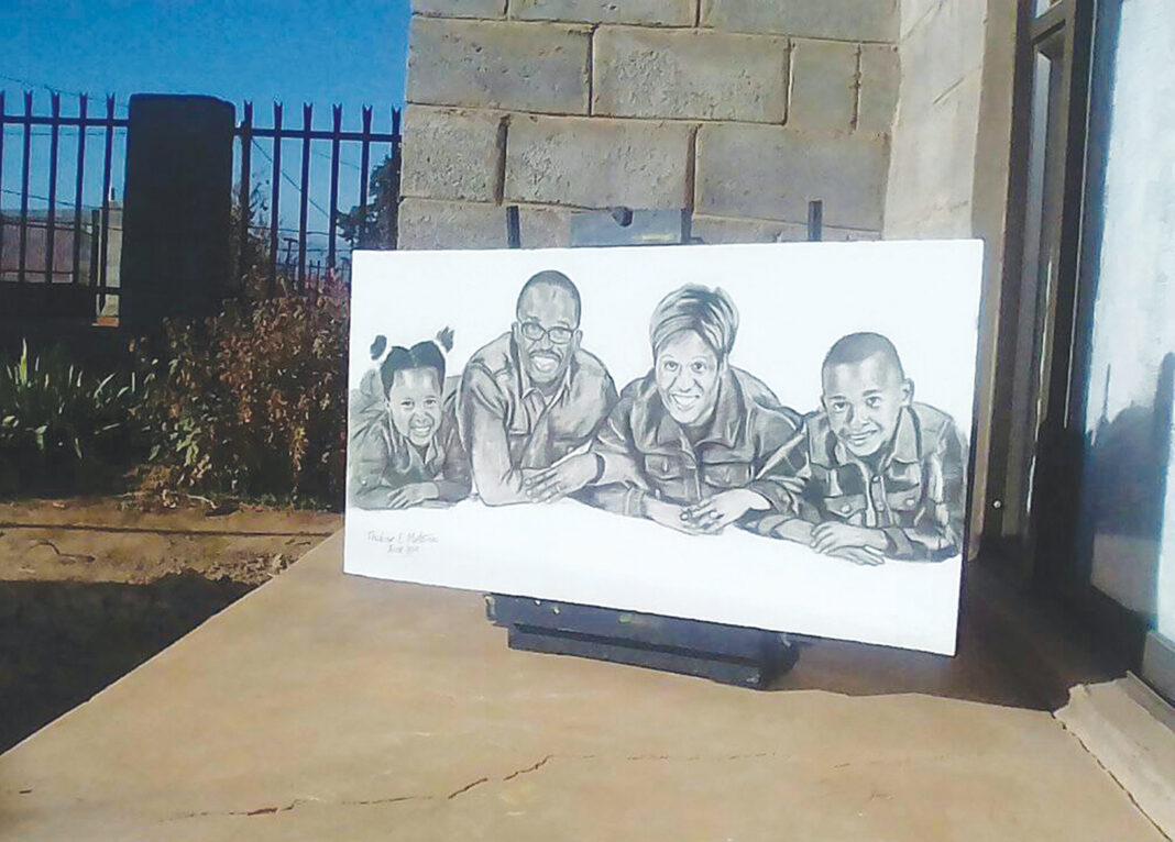 Artist shelves degree to create master portraits