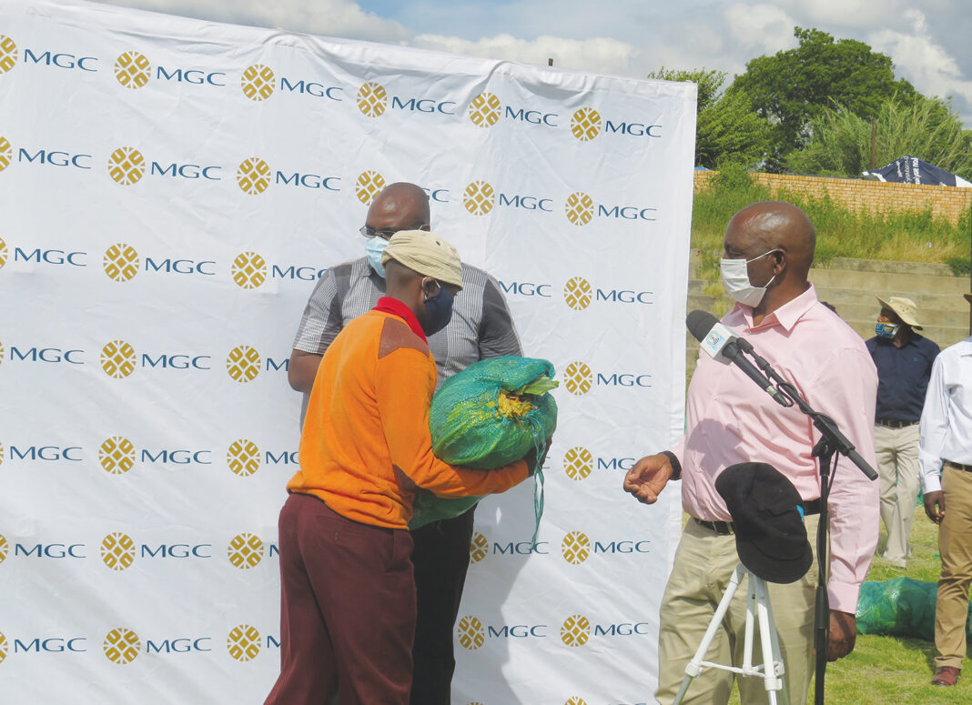 MGC donates vegetable stock to vendors