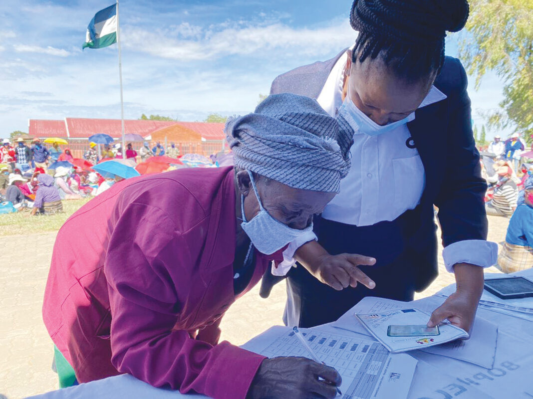 Relief for Tṧakholo’s vulnerable households