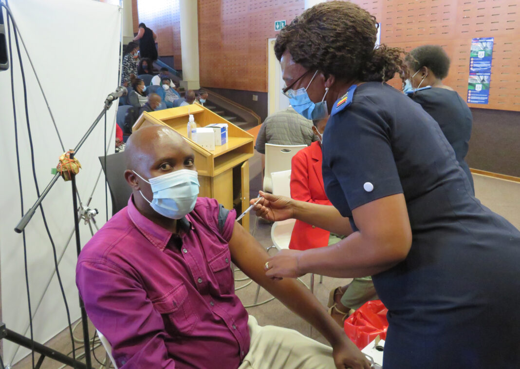 Covid vaccination resumes