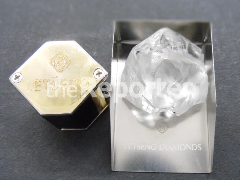 Letšeng recovers high quality 254 carat white diamond