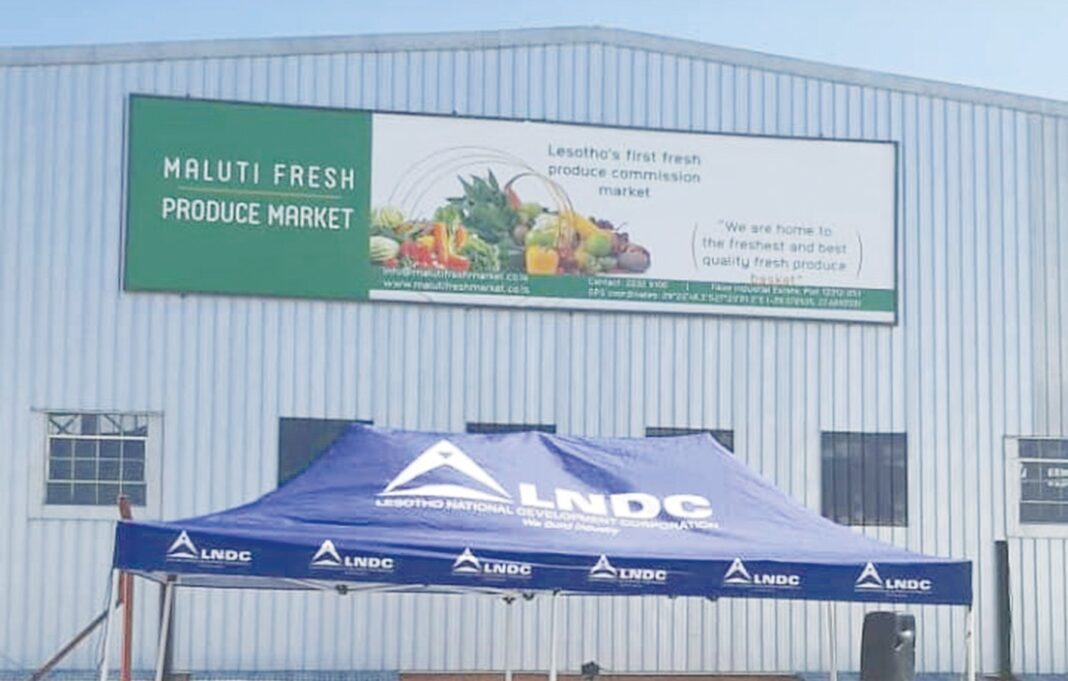Maluti Fresh Produce market open