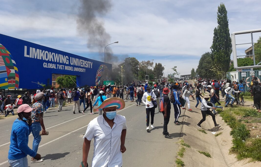 Limkokwing students protest over NMDS stipends