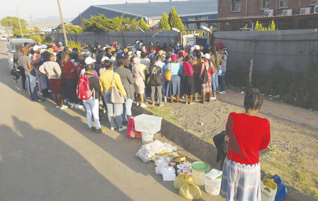 Women in textile industry lose jobs