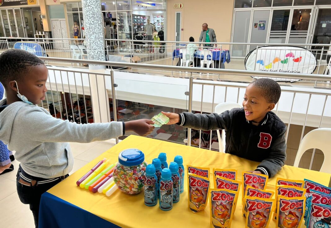 Children exposed to business world