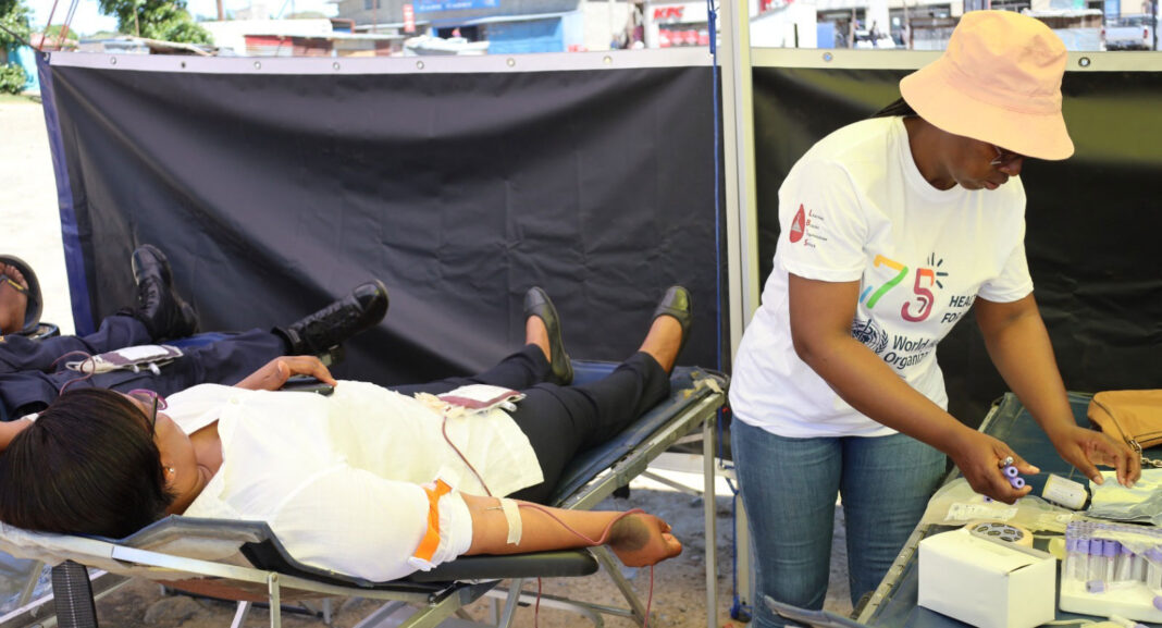 Blood donation saves lives: WHO