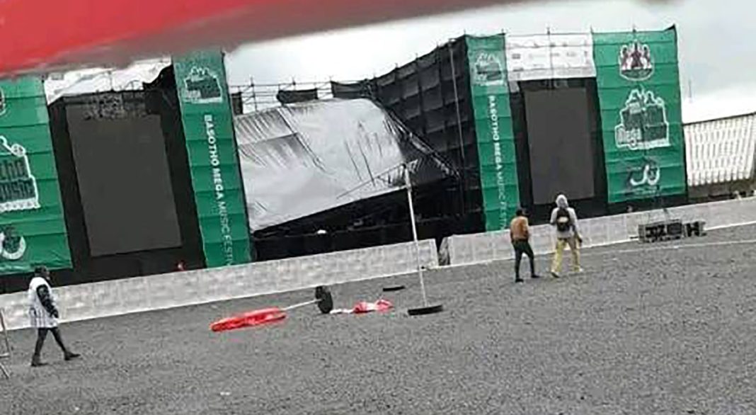 Storm disrupts music festival